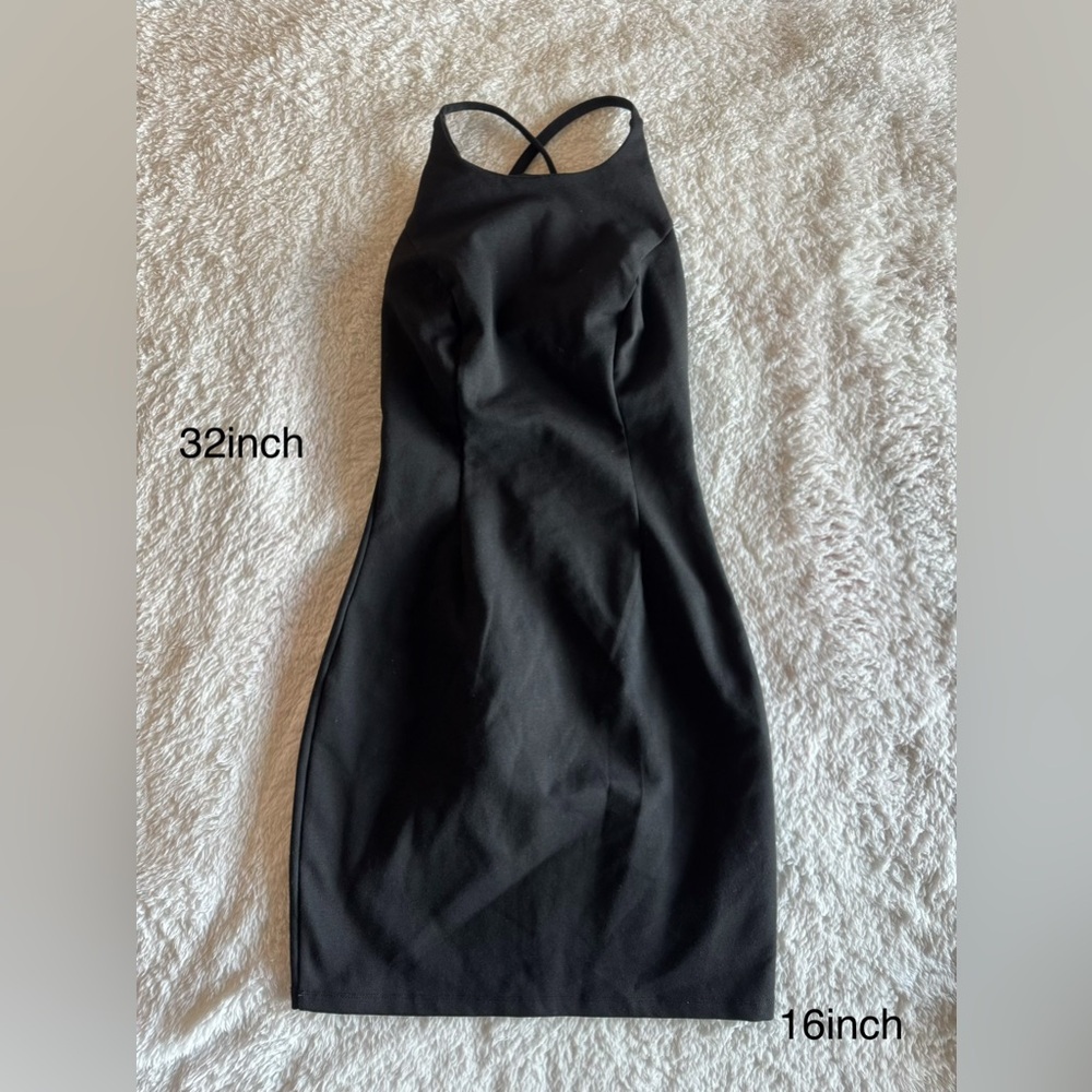Classic Black Halter Dress